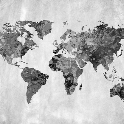 World Map 9 - Mateo Canvas Wall Art