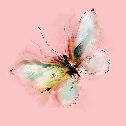 White Butterfly Canvas Wall Art