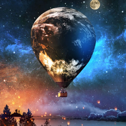 Earth Canvas Wall Art