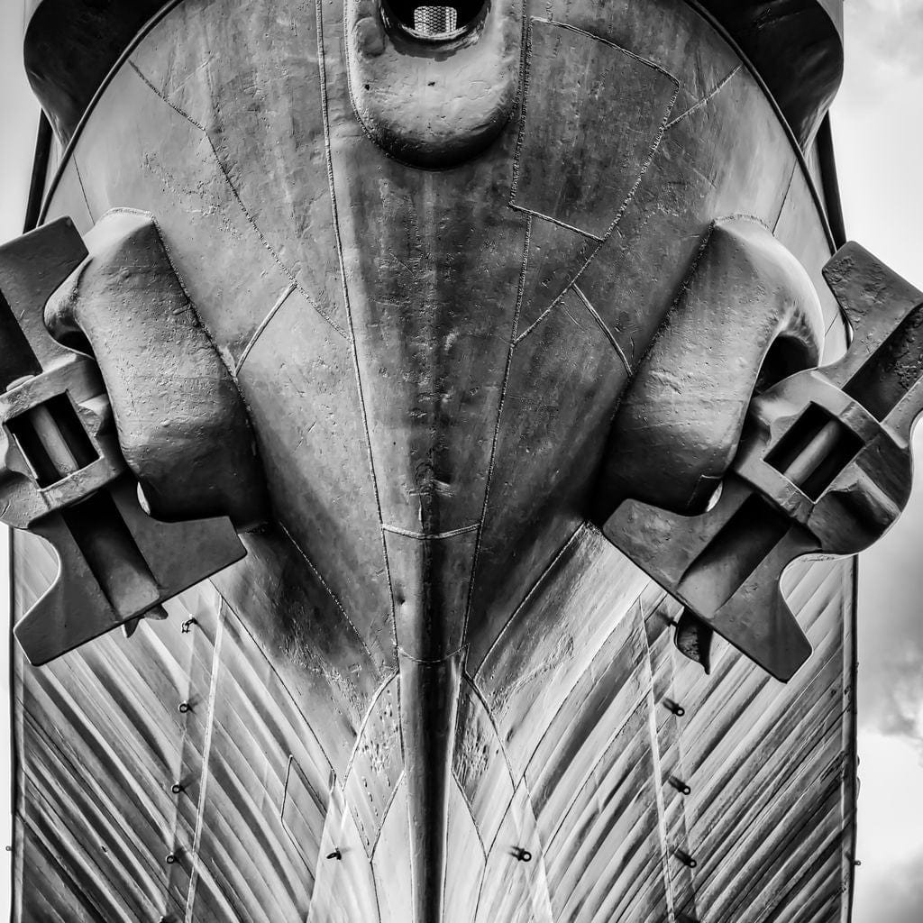 WWII Battleship Canvas Wall Art
