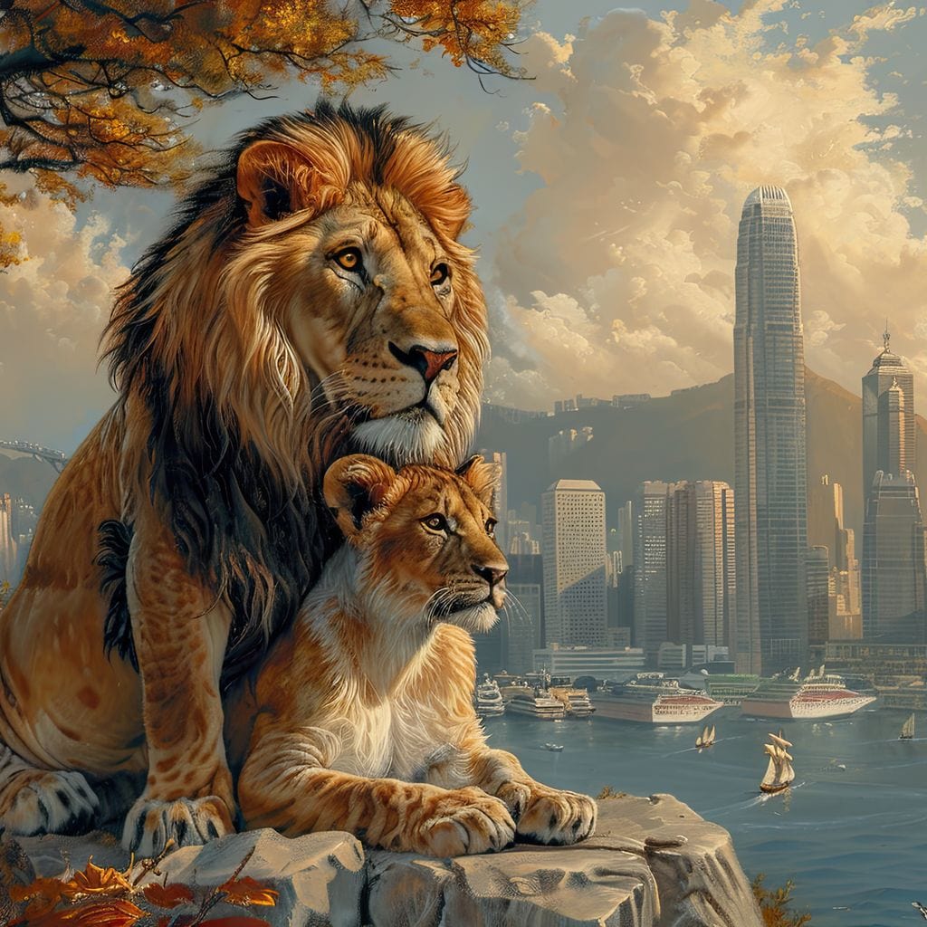 Urban Jungle Sovereigns Canvas Wall Art