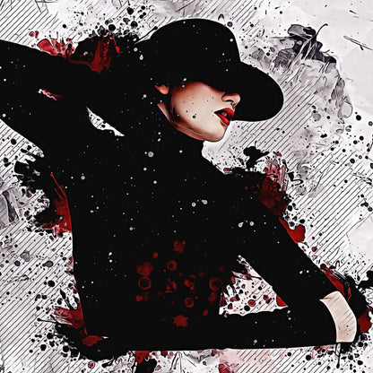 Feminine Elegance Canvas Wall Art