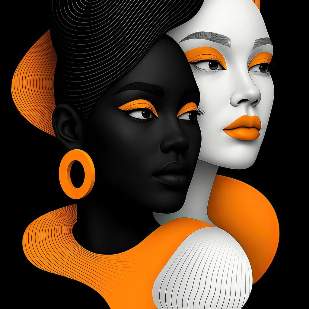 Faces of Balance Canvas Wall Art