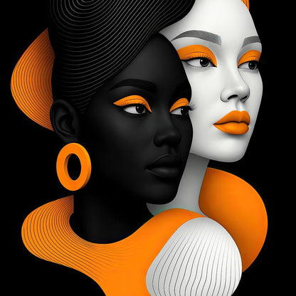 Faces of Balance Canvas Wall Art