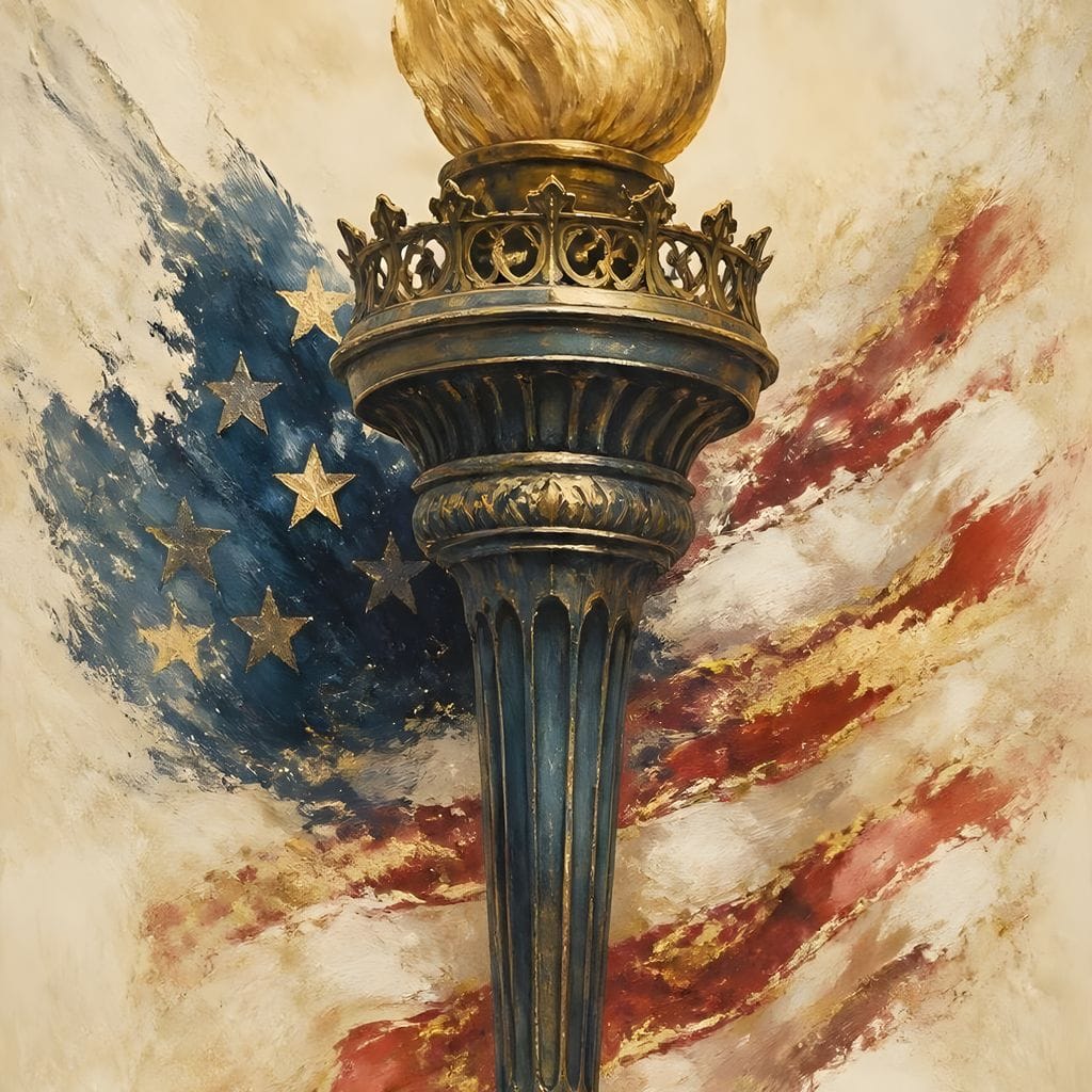 Legacy of the Golden Flame Canvas Wall Art