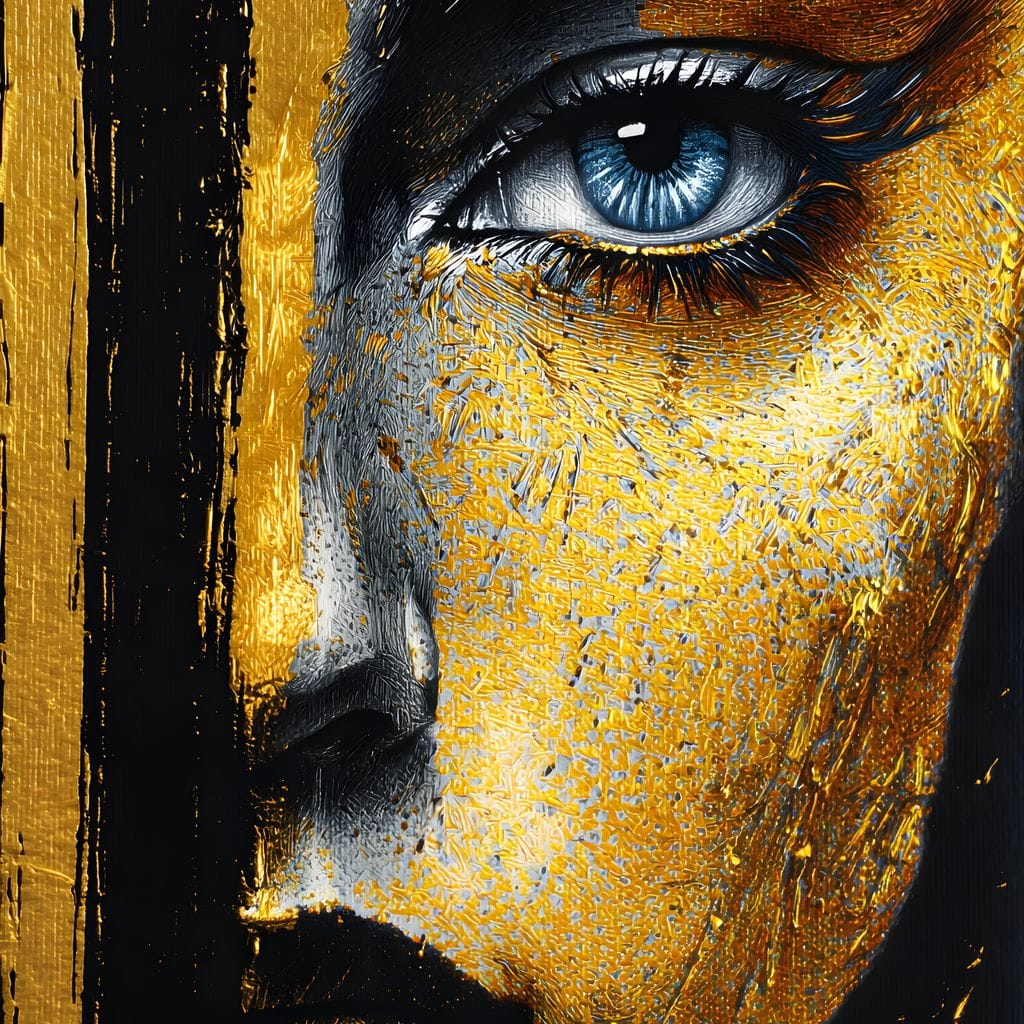Gilded Truth Of The Soul Canvas Wall Art