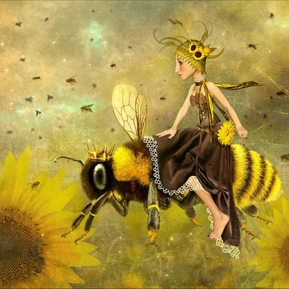 Queen Bee Canvas Wall Art