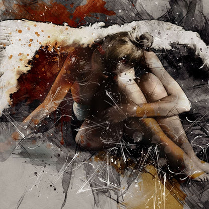 Broken Angel Canvas Wall Art