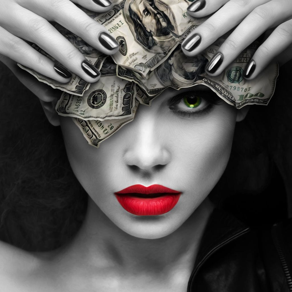 Mind On the Money Canvas Wall Art