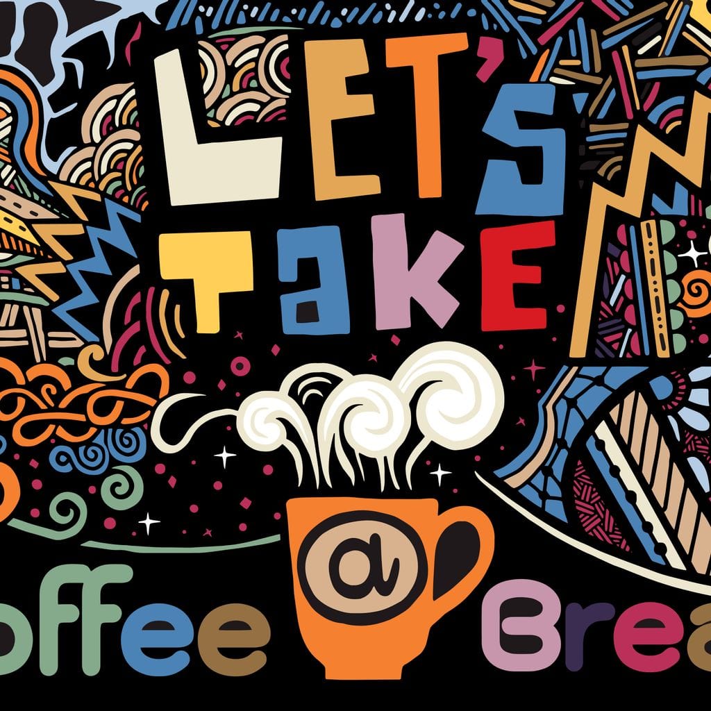 Coffee Break Canvas Wall Art