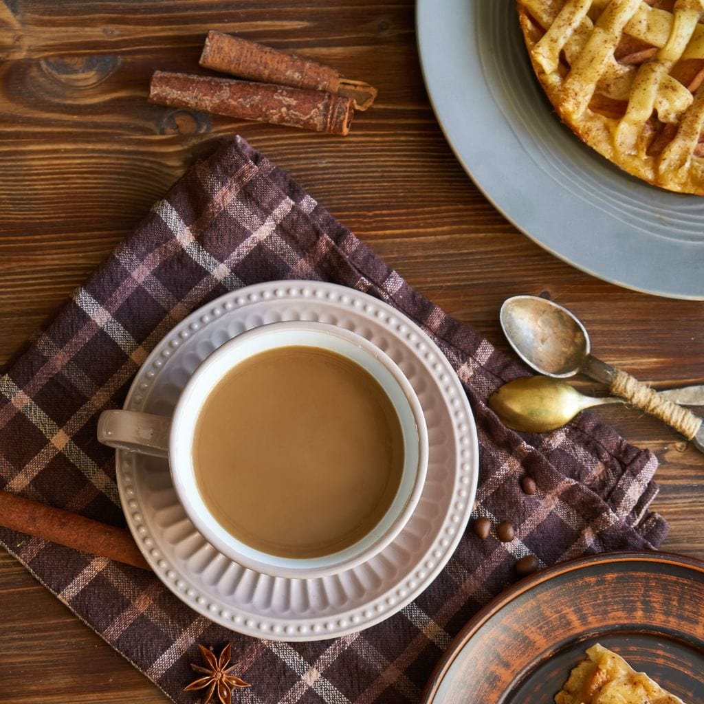 Cup of Coffee with Sugar Pie Canvas Wall Art