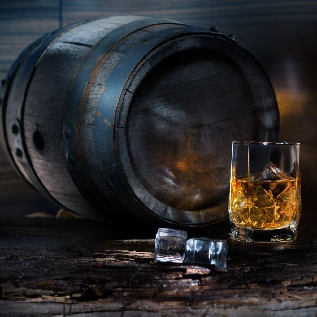 Keg of Whiskey Canvas Wall Art