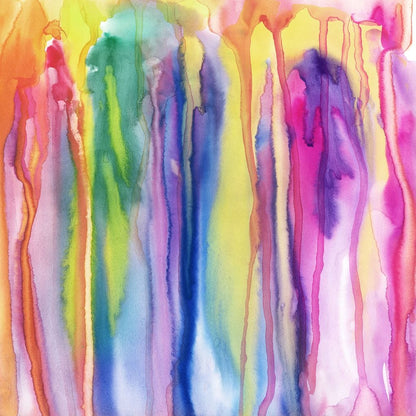 Watercolor Drip Canvas Wall Art