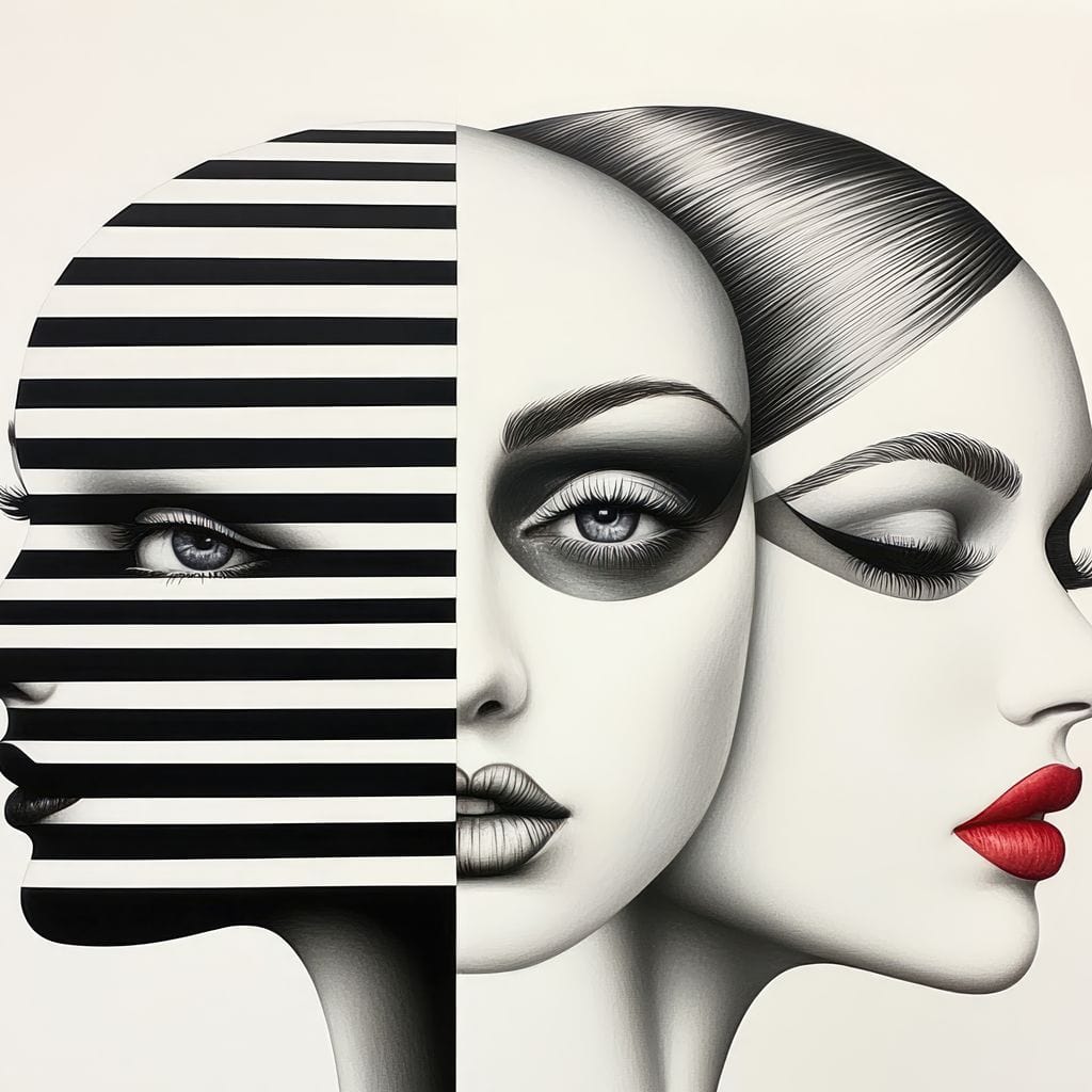 Fragments of Elegance Canvas Wall Art