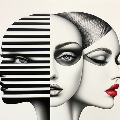 Fragments of Elegance Canvas Wall Art