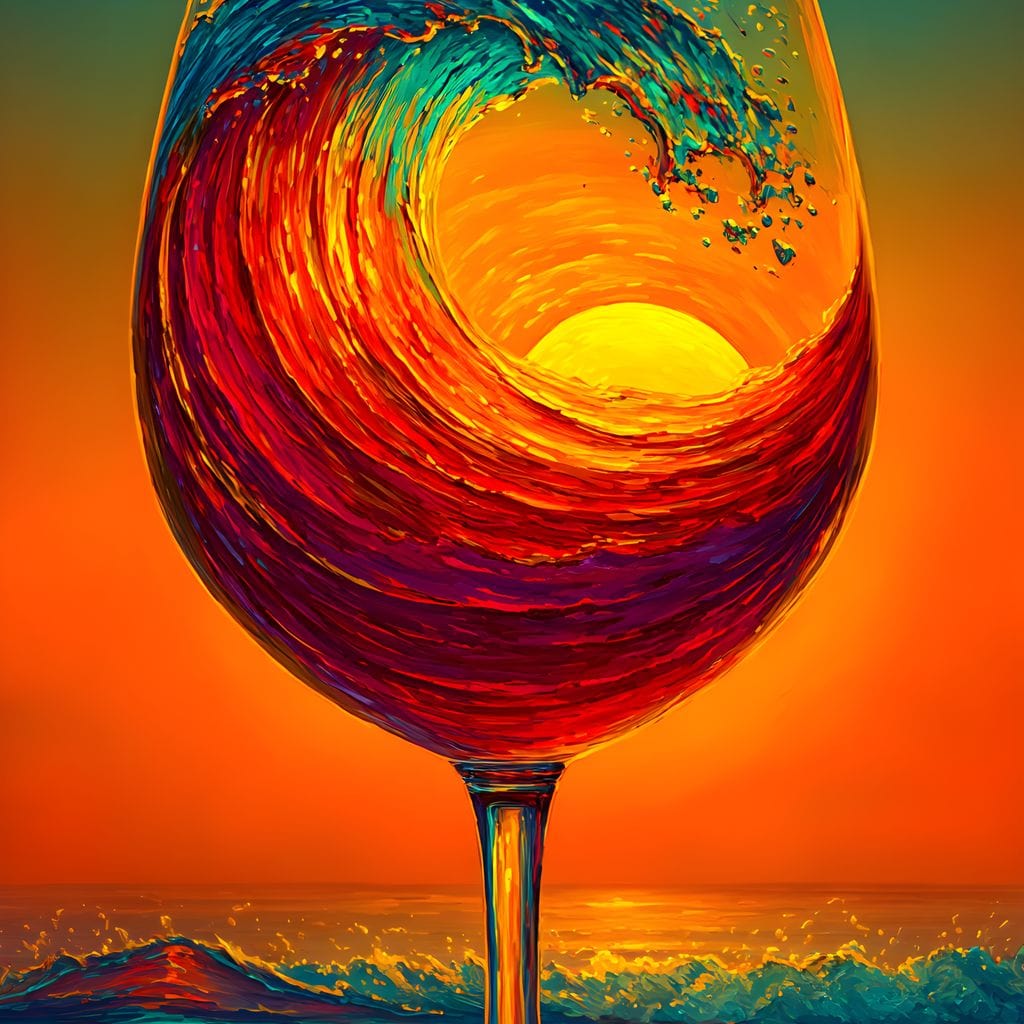Sunlit Wave Enchantment Canvas Wall Art