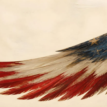 Lone Flight Of The Republic Canvas Wall Art