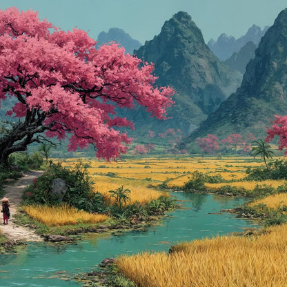 The Tranquil Path Canvas Wall Art