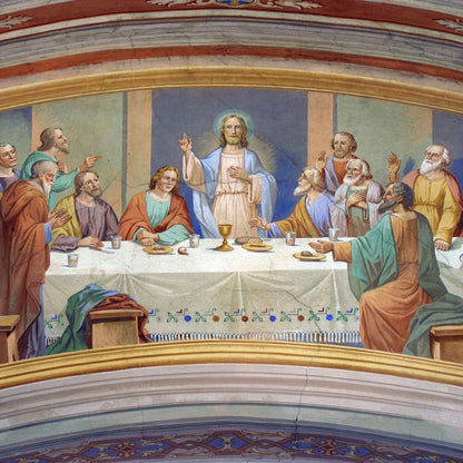 Last Supper Fresco Canvas Wall Art