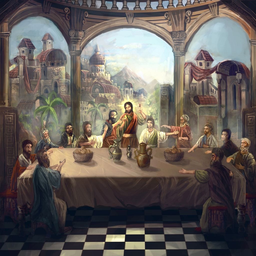Last Supper Canvas Wall Art