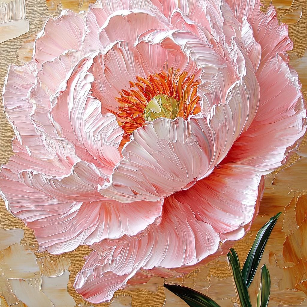 Petal Symphony of Radiance Canvas Wall Art