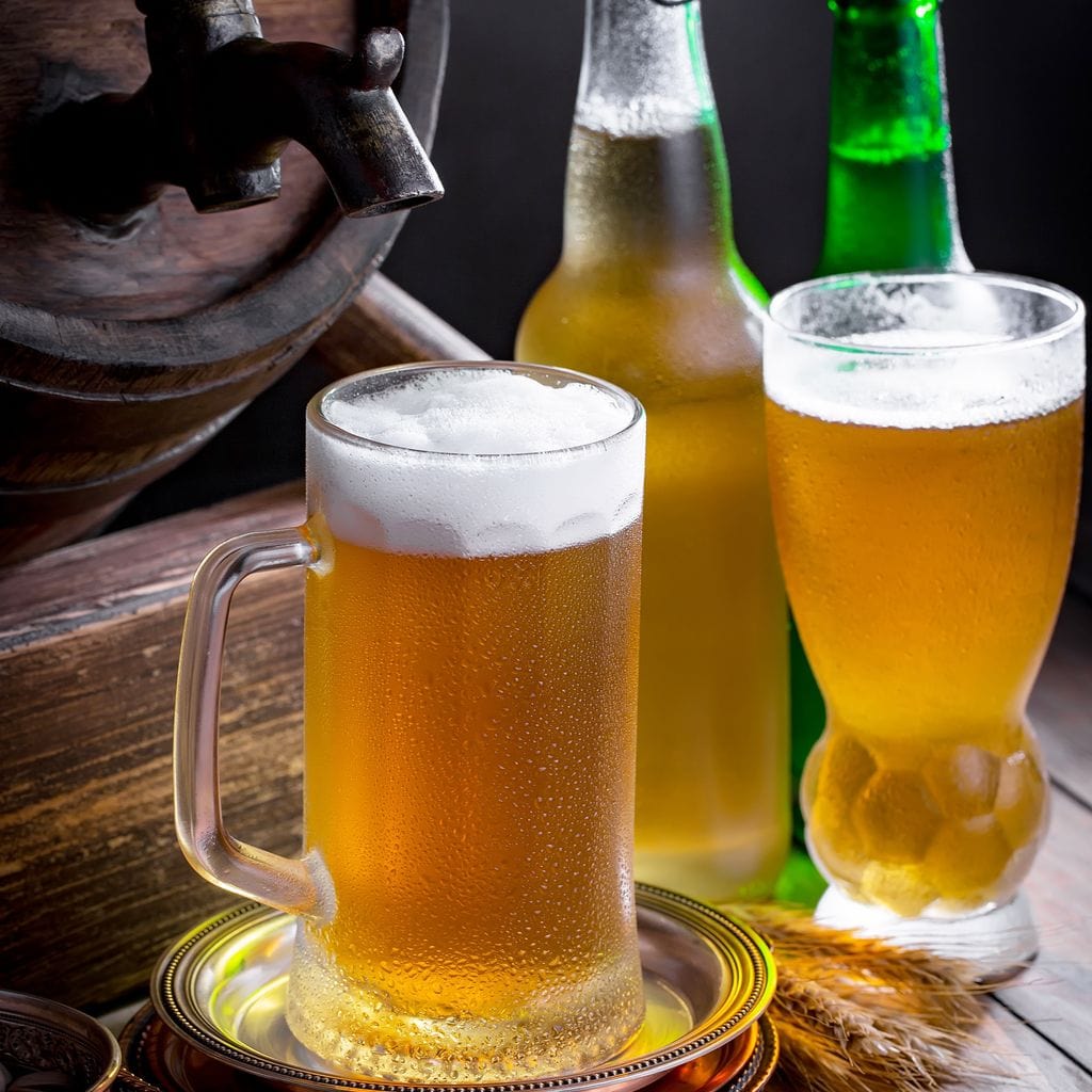 Light Beers Canvas Wall Art