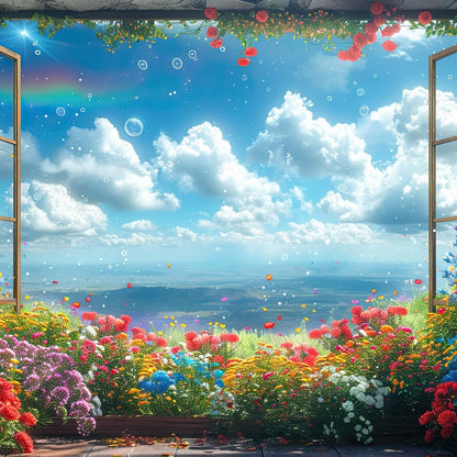 Blossom Breeze Panorama Canvas Wall Art
