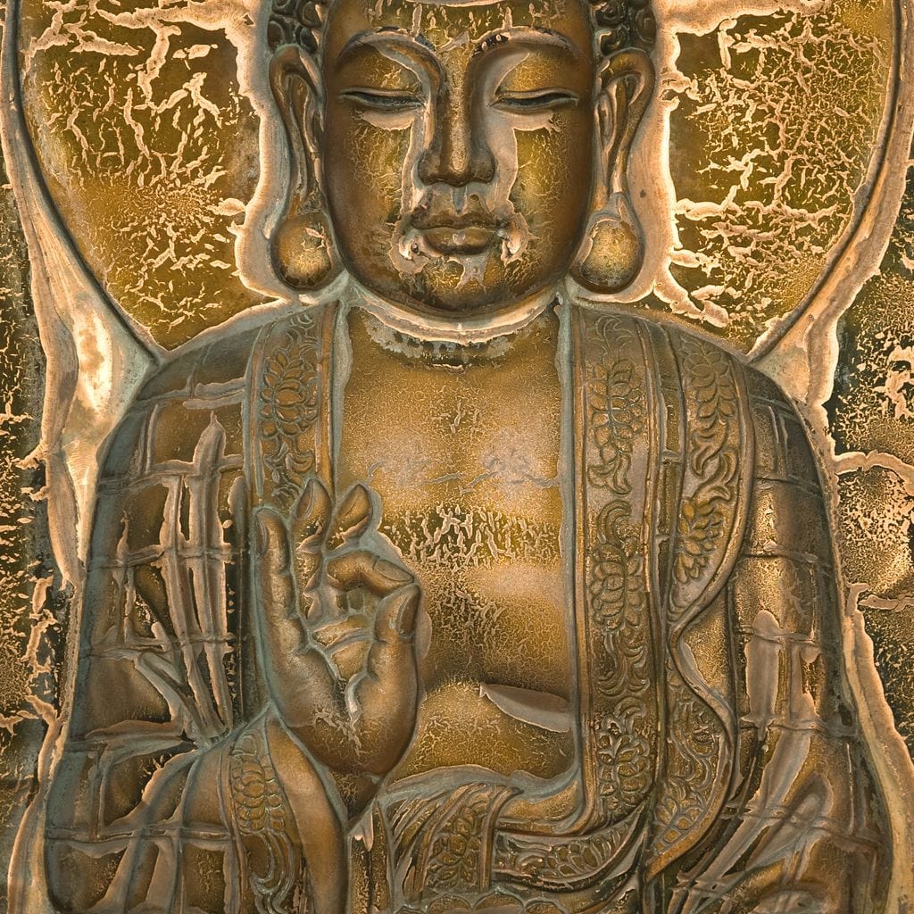 Buddhist Mural Canvas Wall Art