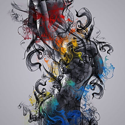 The Smoke Collection 02 Canvas Wall Art