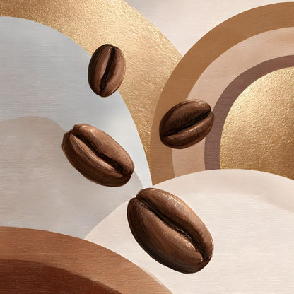 Java Coffee Beans Canvas Wall Art