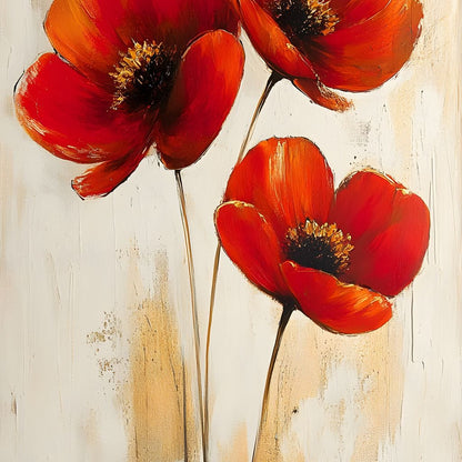 Summer Petal Dance Canvas Wall Art