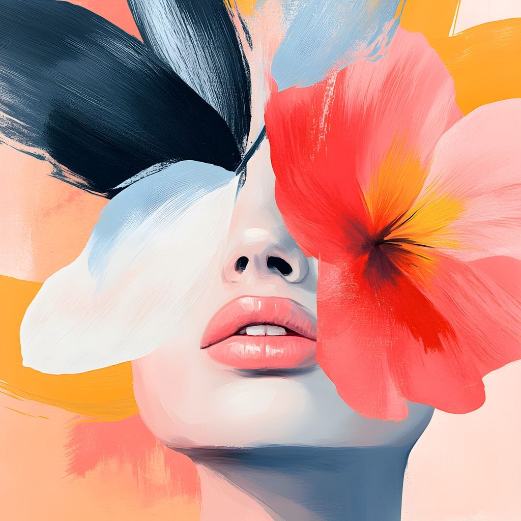 Petals of Enchantment Canvas Wall Art
