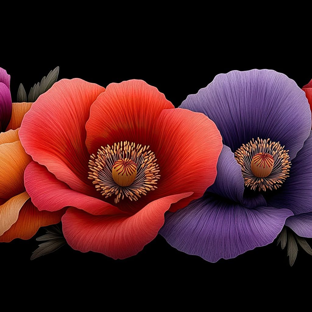 Blooming Florals Canvas Wall Art