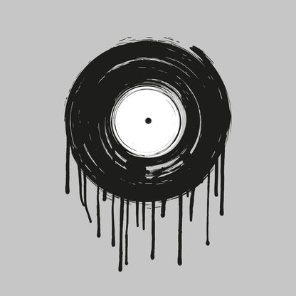 Vinyl Dripping Canvas Wall Art