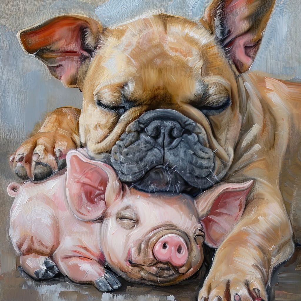 Slumber Buddies Naptime Canvas Wall Art
