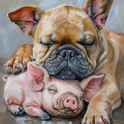 Slumber Buddies Naptime Canvas Wall Art
