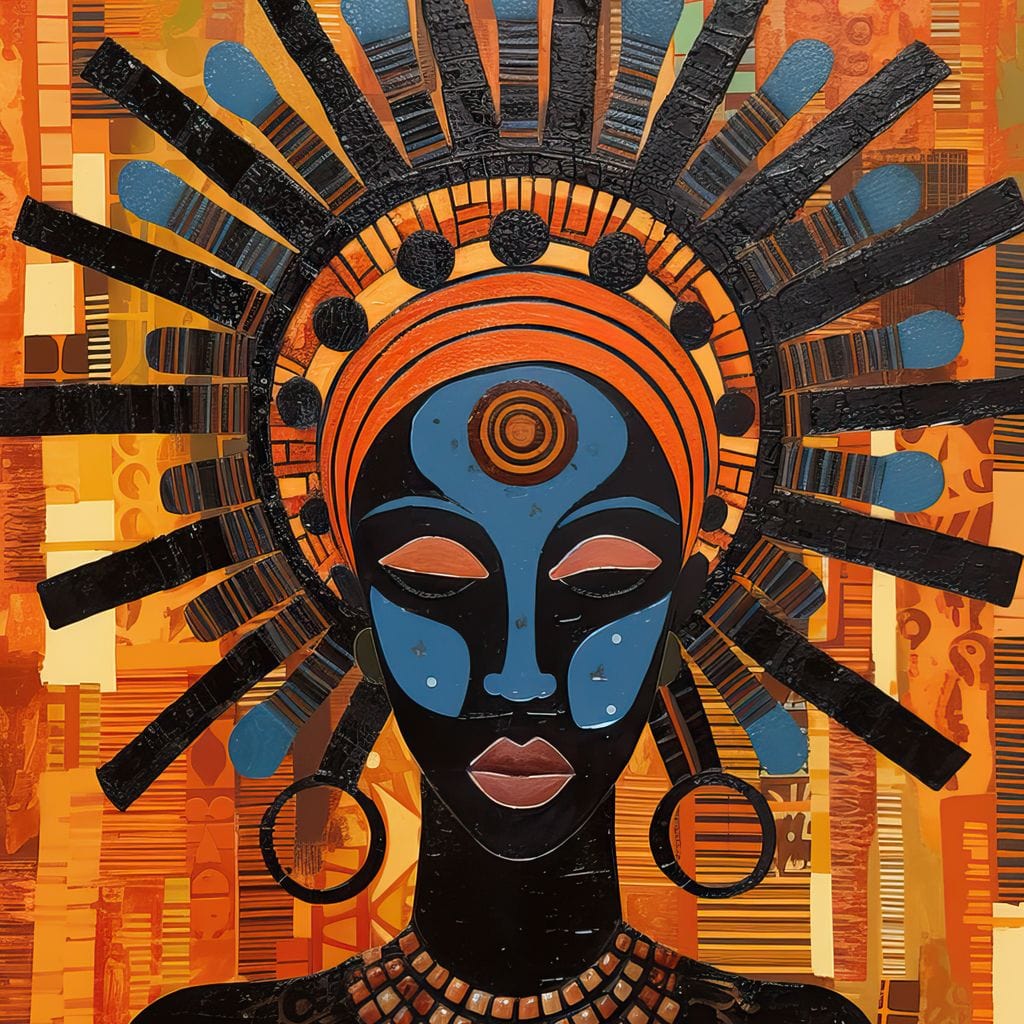 Tribal Mask 06 Canvas Wall Art