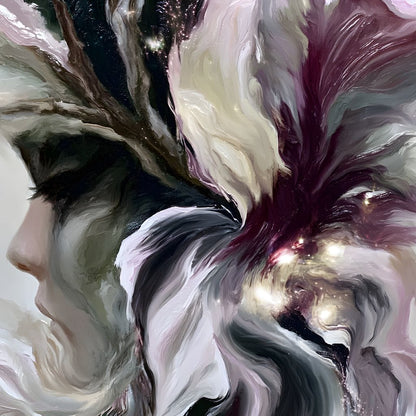 Fallen Petals Of A Silent Mind Canvas Wall Art