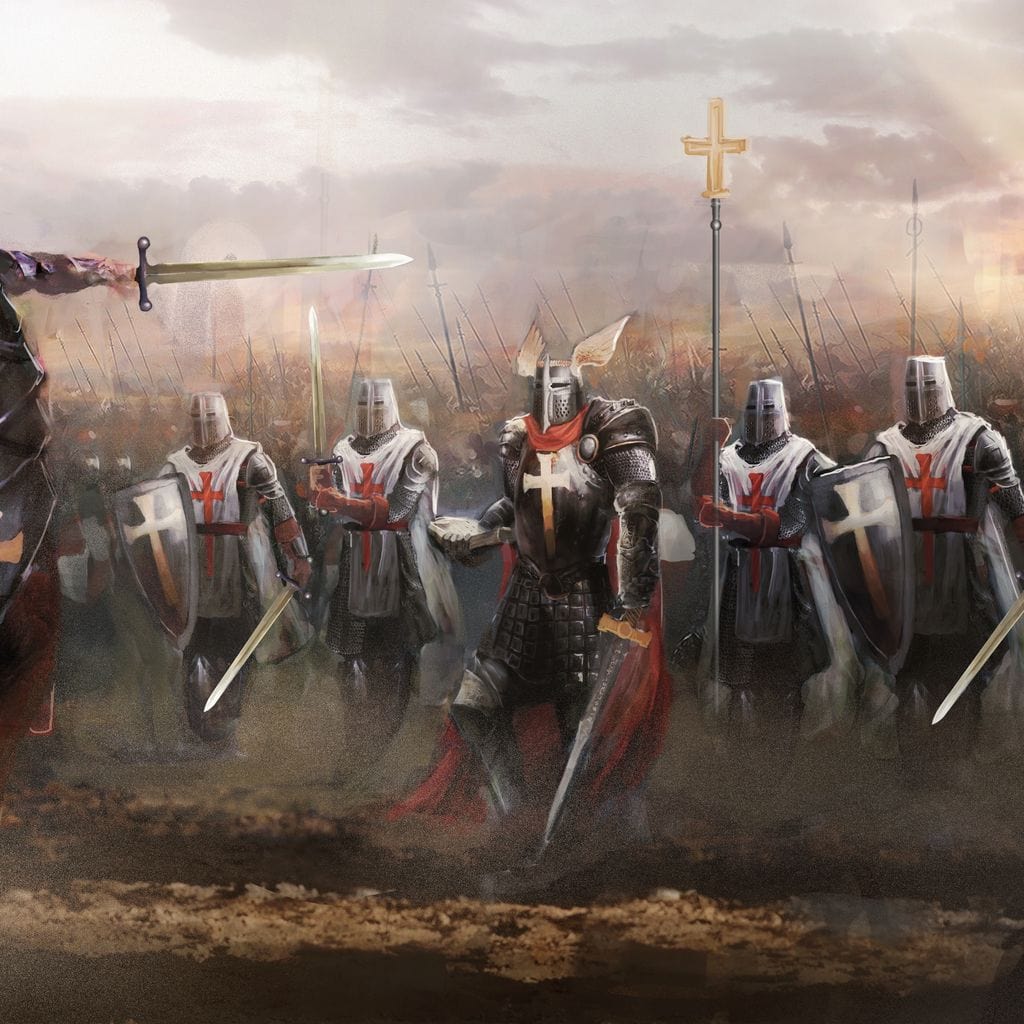 Knights Templar Canvas Wall Art