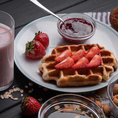 Homemade Waffles Canvas Wall Art