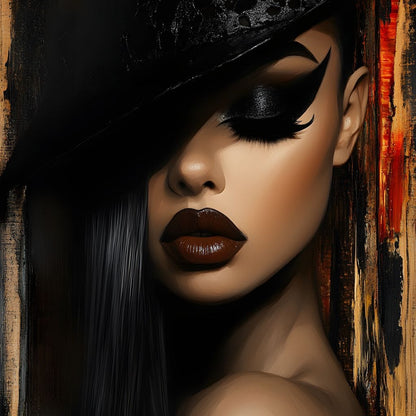 Mystery Elegance Enigma Canvas Wall Art