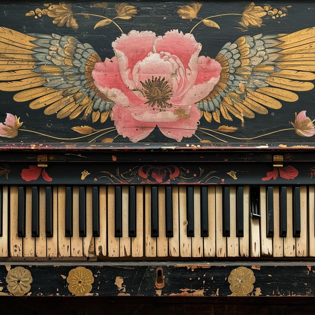 Floral Music Collection 11 Canvas Wall Art