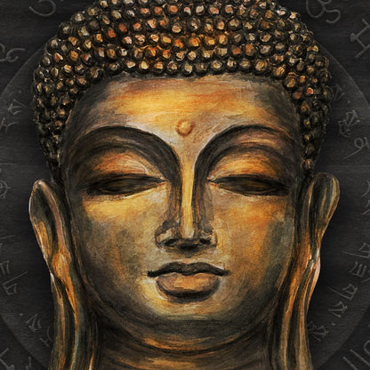 Traditional Buddha Canvas Wall Art