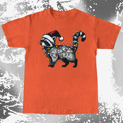 Funny Christmas Raccoon Lights, funny meme tee gift (view 6)