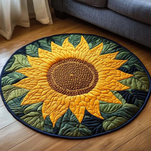 Aurelia Bloom Quilted Round Mat