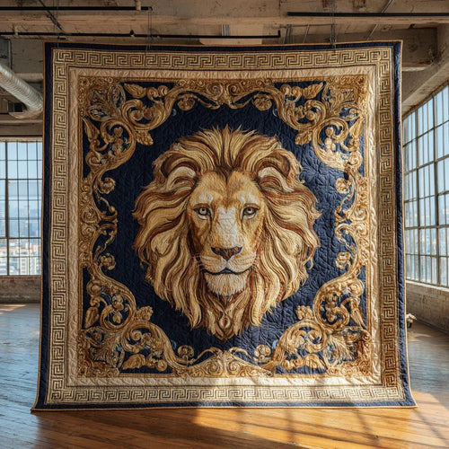 Aureum Lion Quilt Blanket