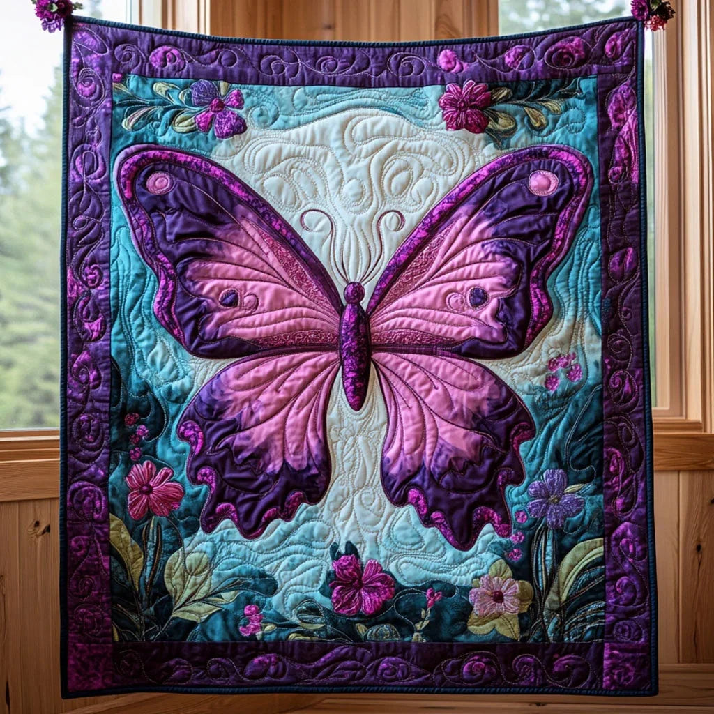 Aurora Dance Quilt Blanket