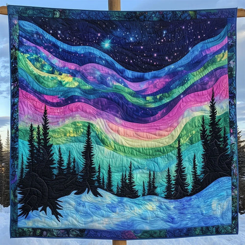 Aurora Light Sky Quilt Blanket