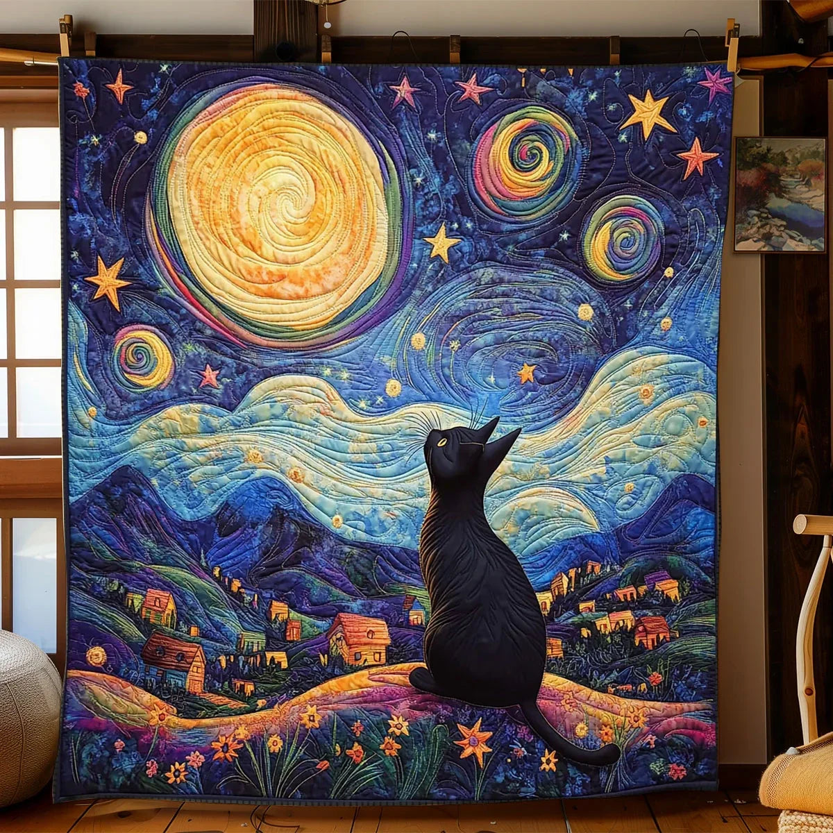 Aurora Paws Quilt Blanket