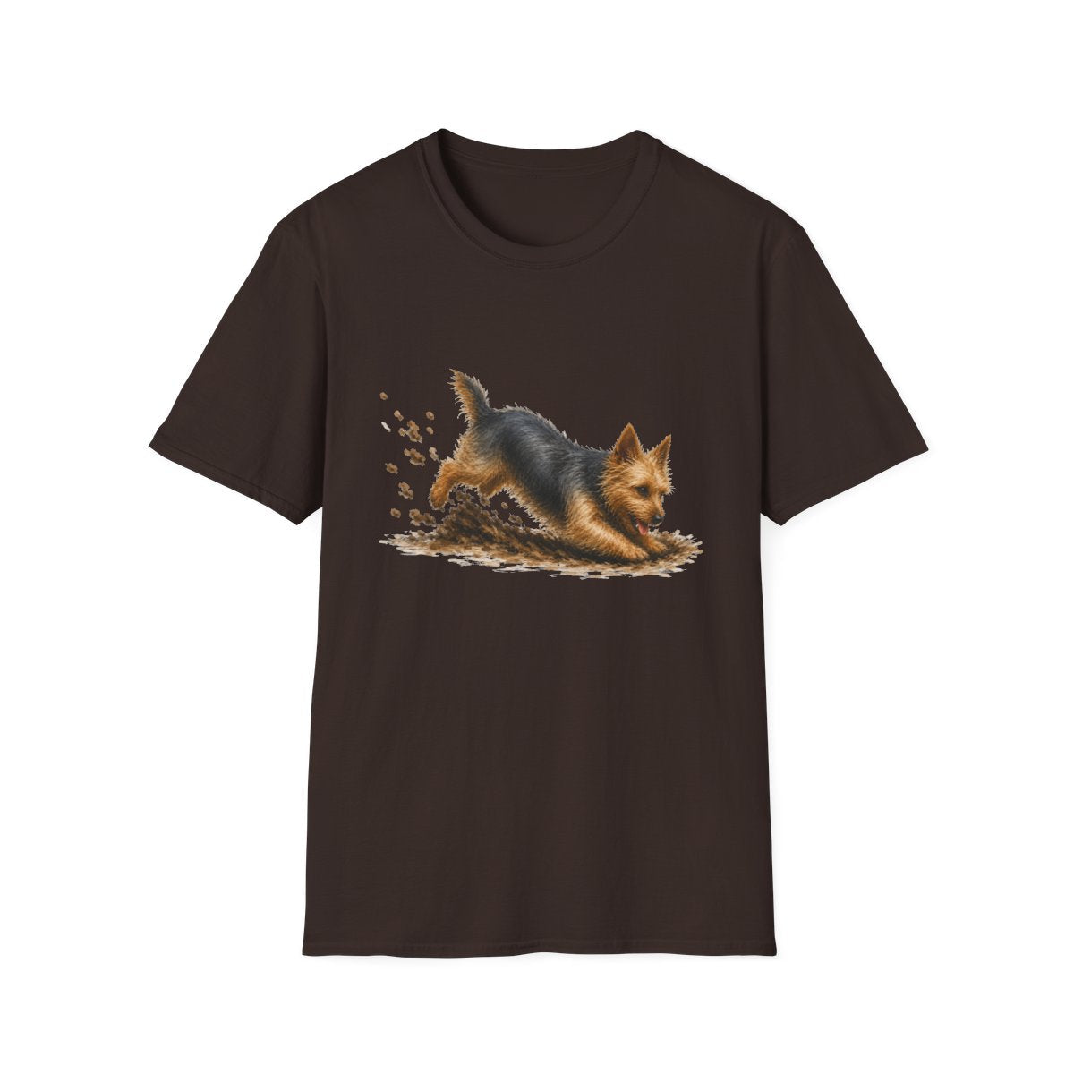 Australian Terrier Excavating Mode On Tee